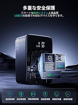 Amazon | llano Vマウントバッテリー 6800mAh 99Wh/14.54V (PD 100W