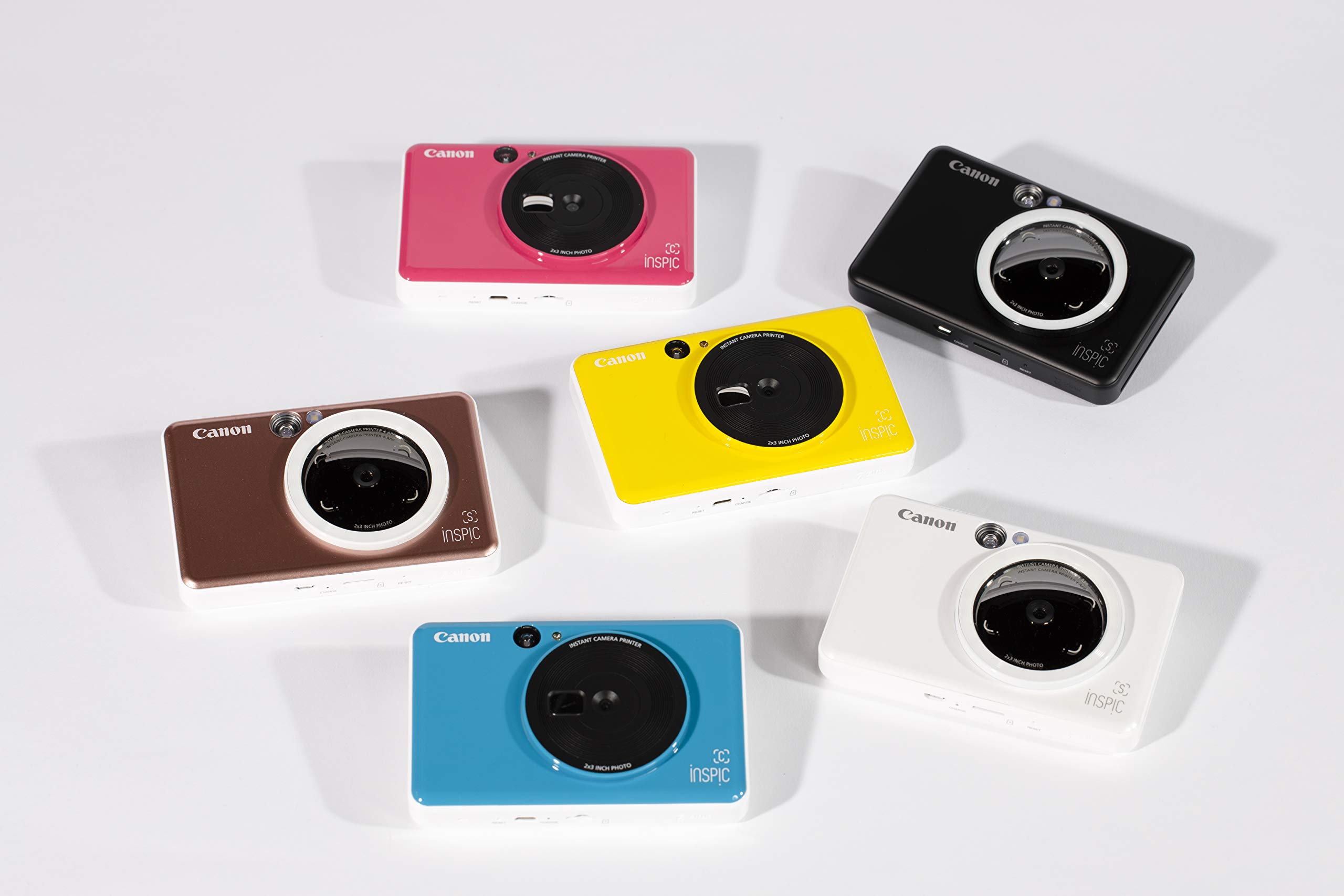 Canon iNSPiC [C] Series Instant Camera Printer, Bubble Gum Pink