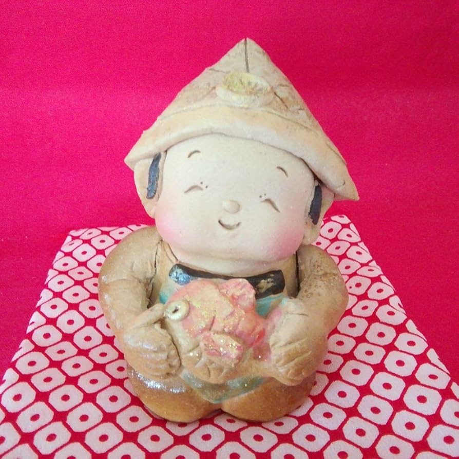 Amazon | 五月人形 端午の節句 男の子 鯛 お祝い めでたい 陶人形 陶器