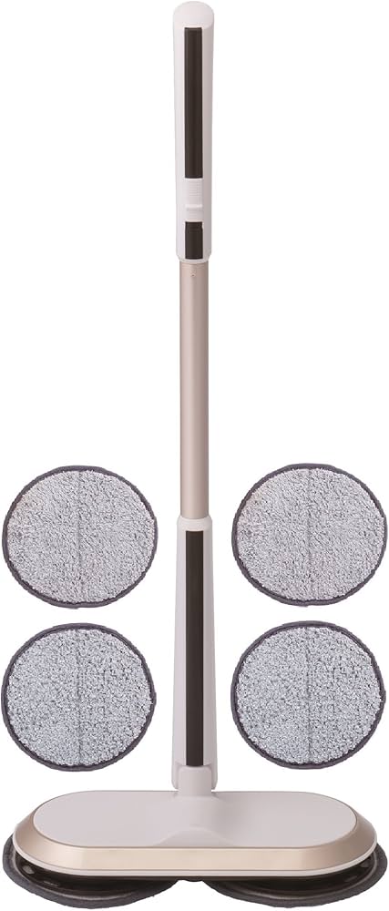 Amazon | CCP コードレス回転モップクリーナーNEO ホワイト TZJ-MA817