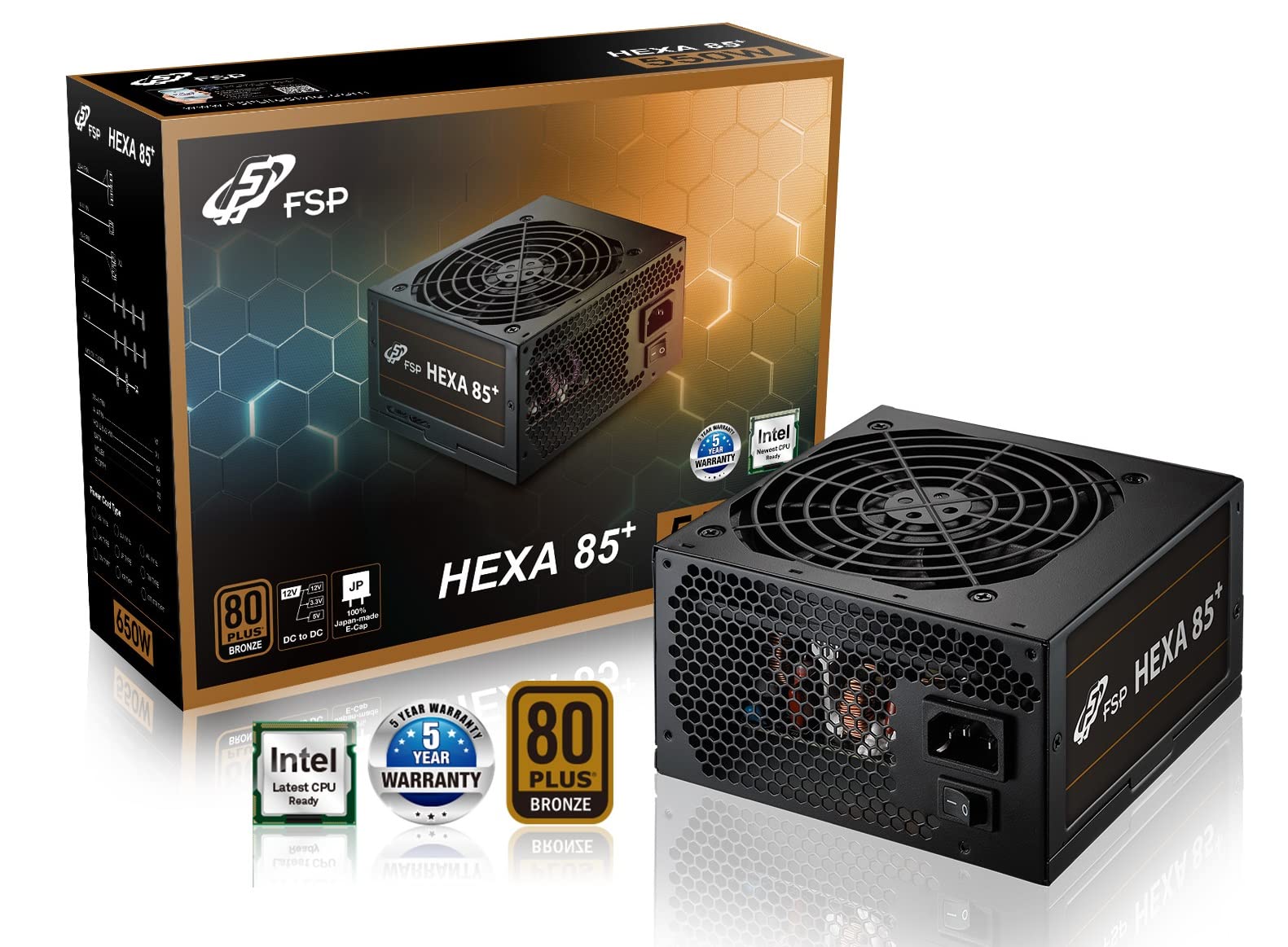 Amazon | FSP 80+ BRONZE認証 ATX電源 550W[ HA550 ] | FSP | 電源