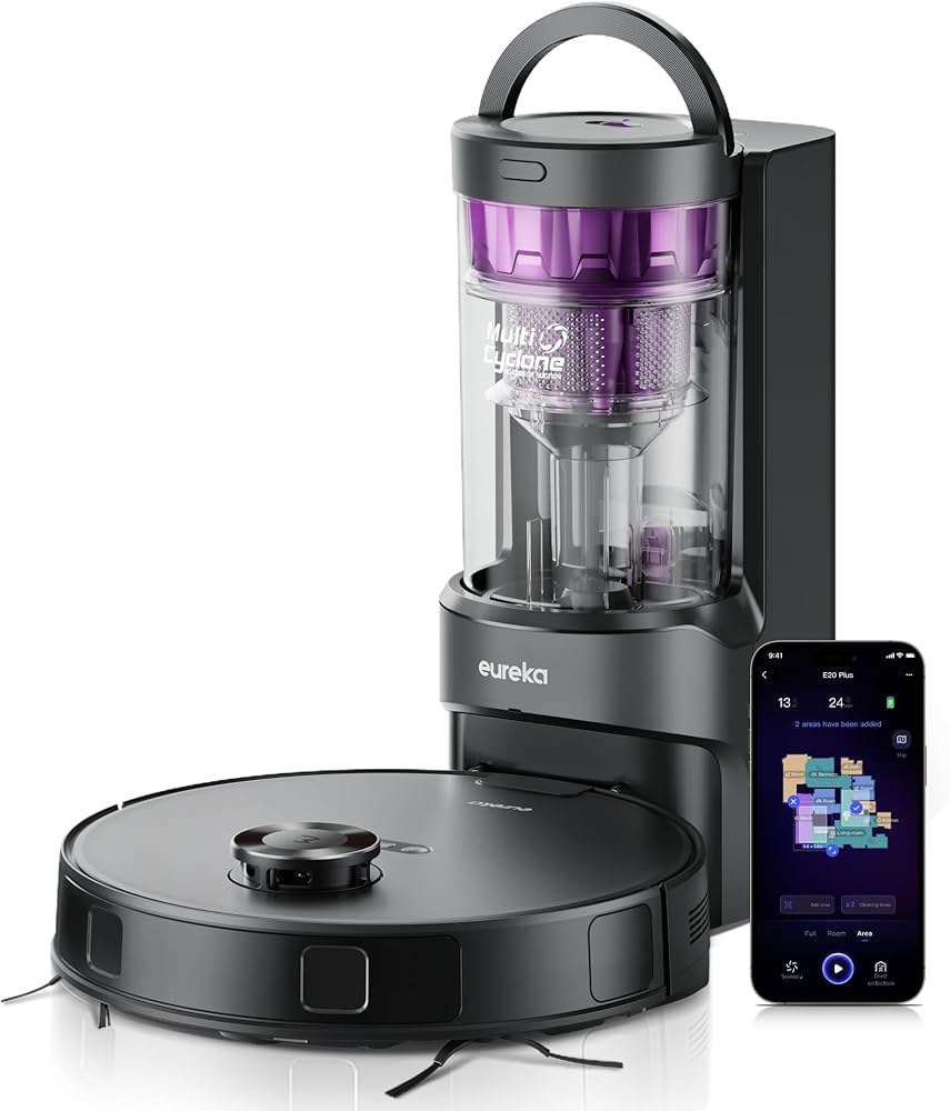 Amazon | EUREKA（ユーリカ） E20PLUS ロボット掃除機 8000Pa 強力吸引