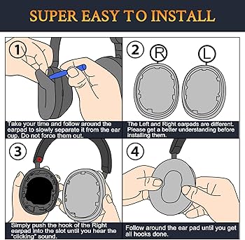 Amazon | SOULWIT 冷却ジェル パッド イヤーパッド Sony WH-1000XM5