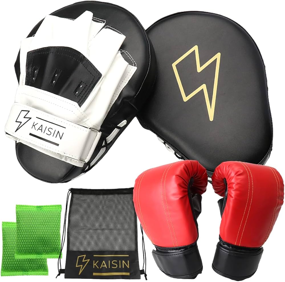 Amazon | KAISIN ボクシング グローブ ミット セット 収納袋付き