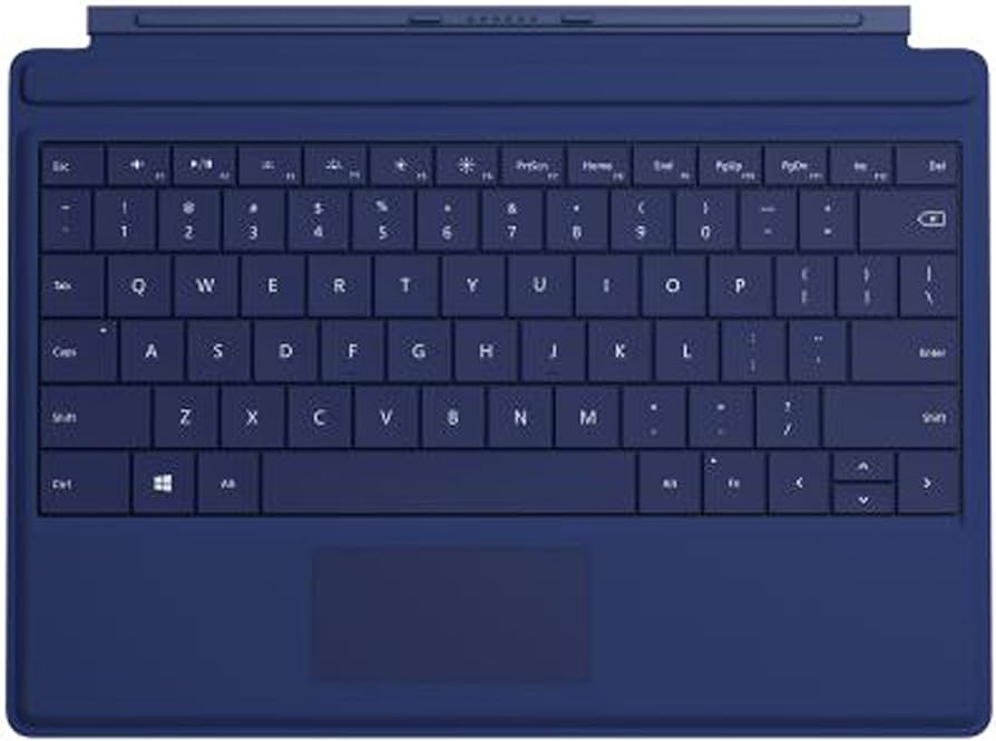 Amazon.com: Microsoft - Type Cover for Surface Pro 3 - Blue