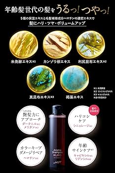 Amazon.co.jp: selectage セレクタージュ アロマシャンプー クロ