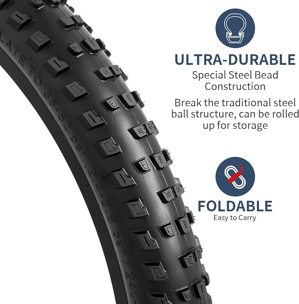 Amazon | YunSCM 2本セット,29 2.25 タイヤ,29x2.25 57-622 自転車