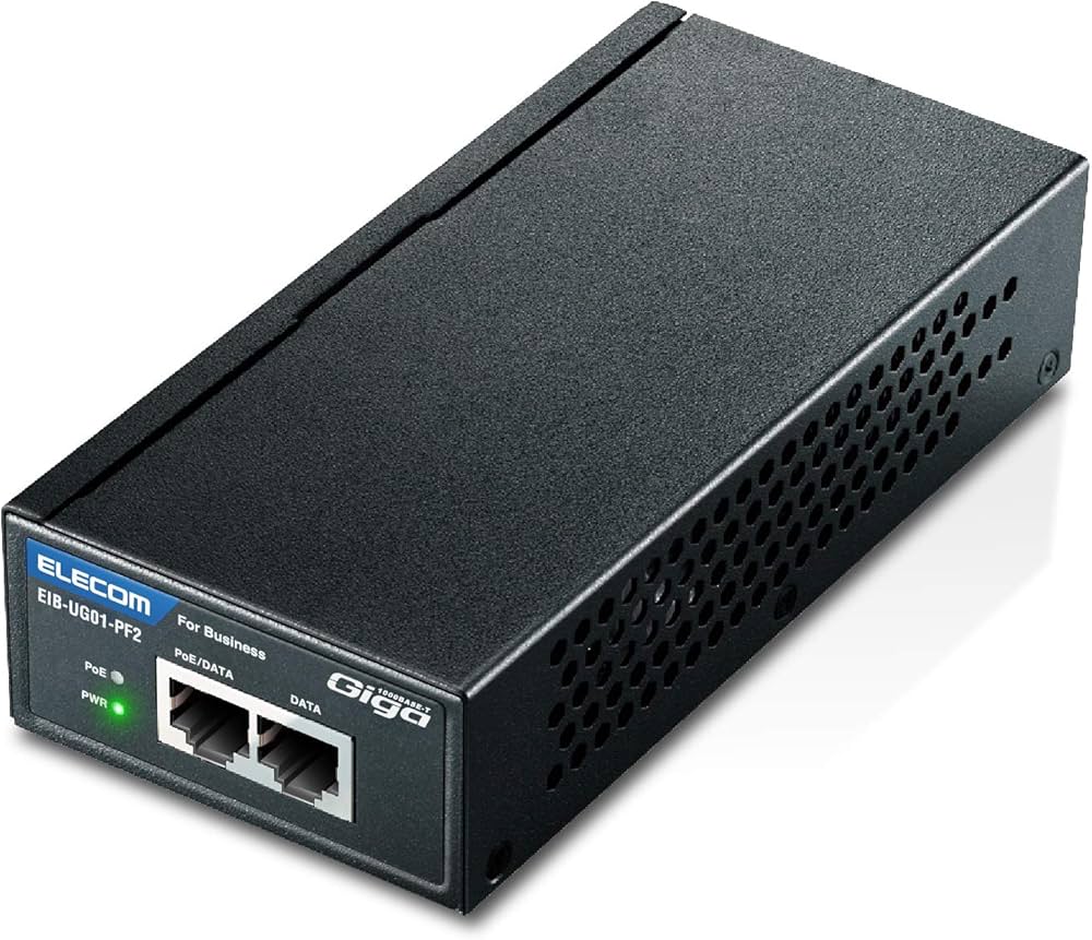 Amazon | エレコム PoE インジェクター ギガビット対応 3年間保証 EIB