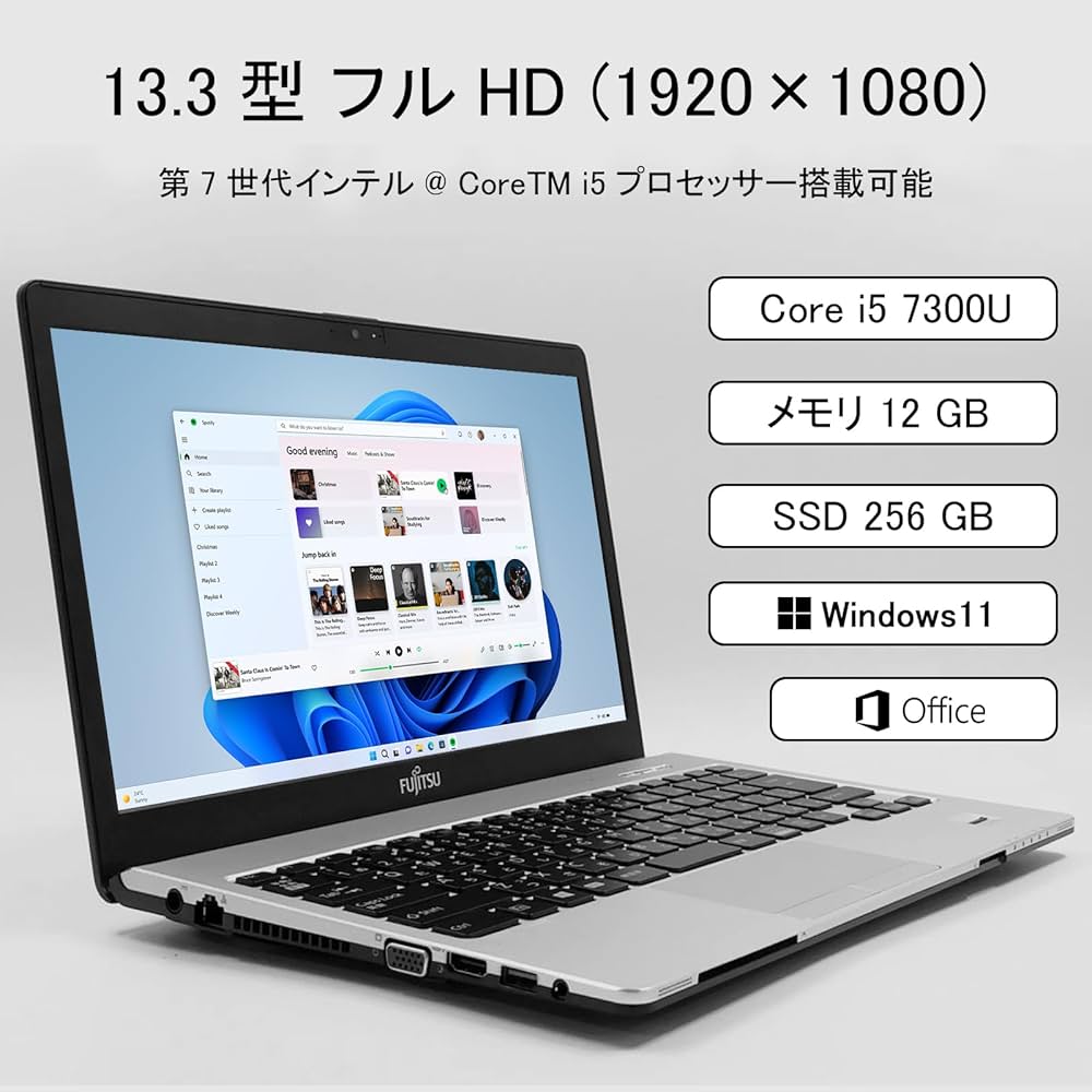 Amazon.co.jp: Fujitsu LIFEBOOK S937 PC, FHD (1920x1080), 13.3 Inch