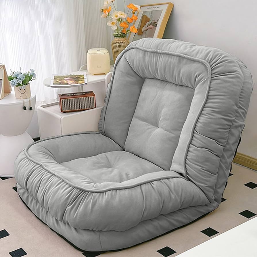 Amazon｜折りたたみ式フロアソファ、コンバーチブルレイジーソファ