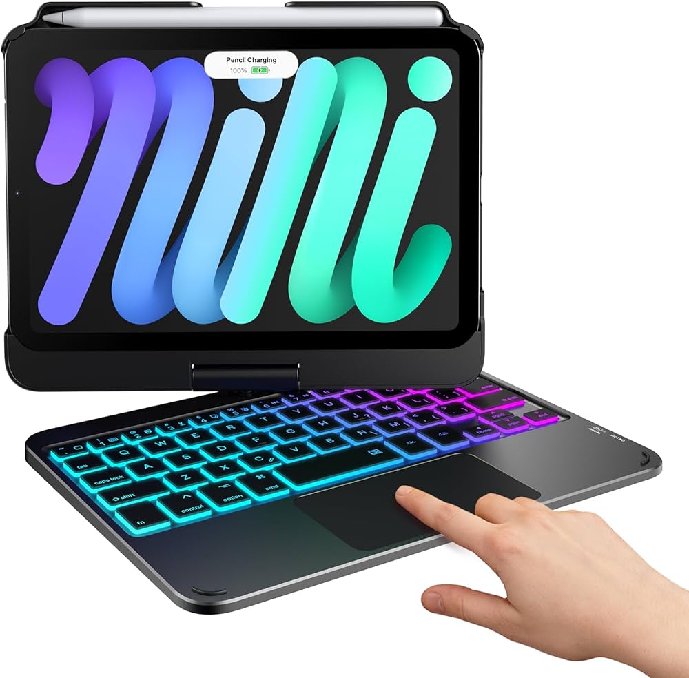 Amazon | typecase キーボードケース iPad Mini 6用 - トラックパッド