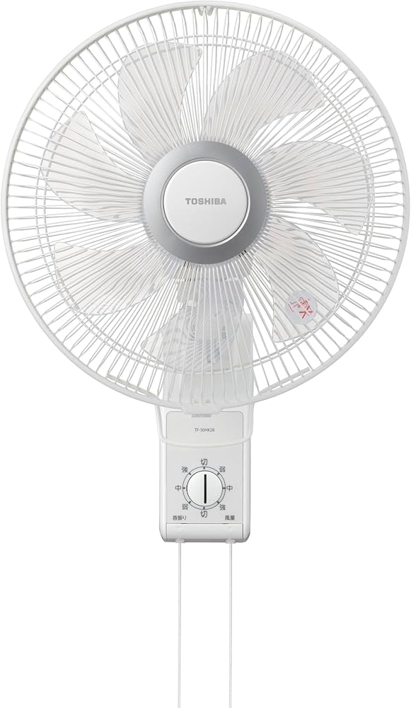 Amazon | TOSHIBA(東芝) 壁掛け扇風機 TF-30HK28 W ひも式 7枚羽根