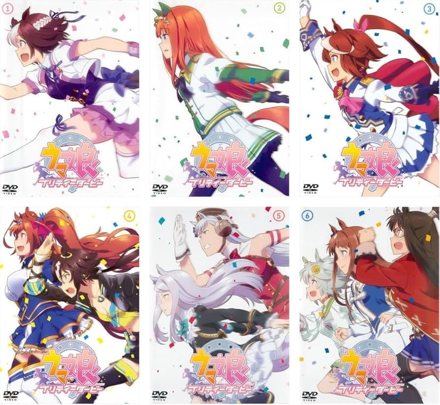 Amazon.co.jp: ウマ娘 プリティーダービー [レンタル落ち] 全6巻セット