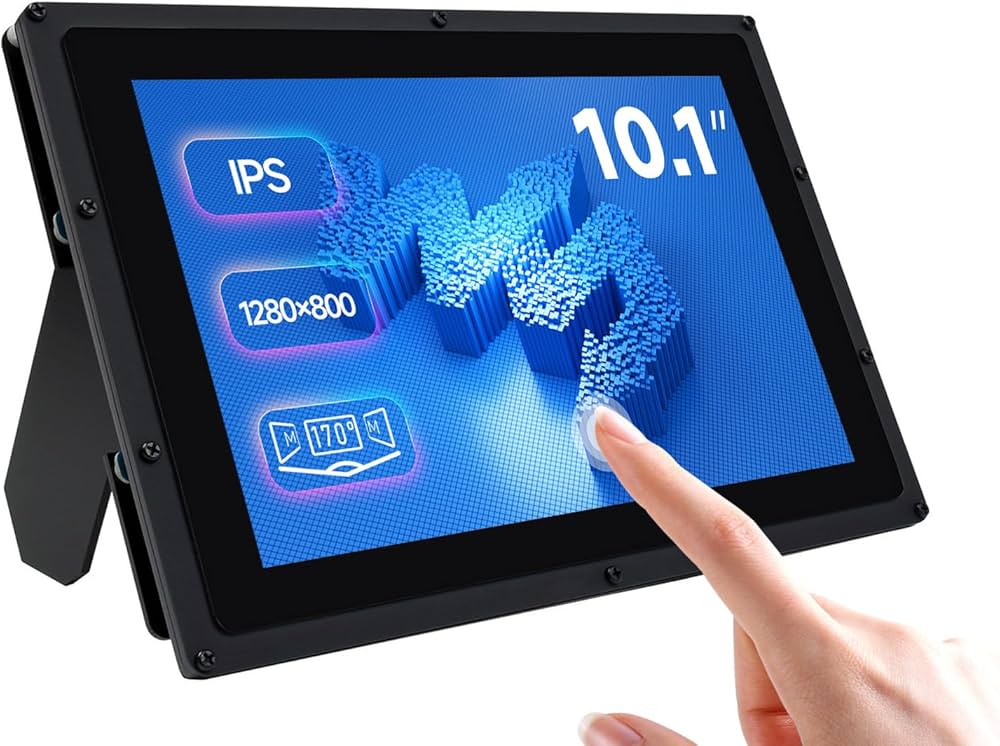 Amazon | Waveshare 10.1インチ HDMI LCD(B) （ケース付き）IPS タッチ