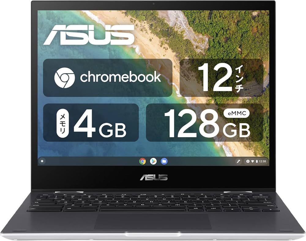 Amazon.co.jp: ASUS Chromebook Flip CM3 (CM3200) ノートパソコン (12