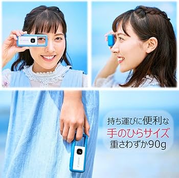 Amazon | Canon カメラ iNSPiC REC ブルー (小型/防水/耐久) アソビ