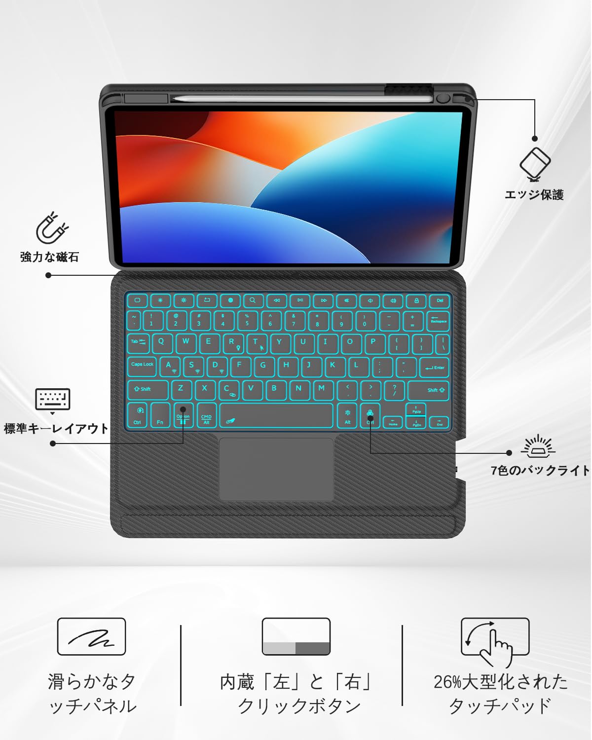 Amazon.co.jp: 【2024年新型】iPad Pro用 11インチ（M5/M4）ケース