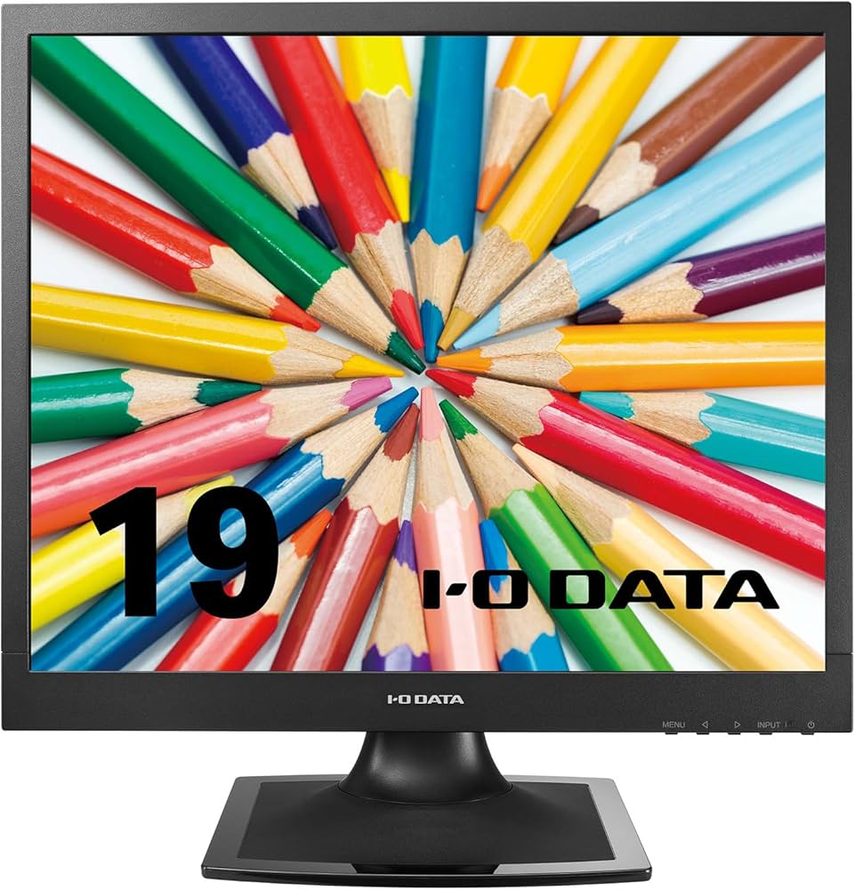 Amazon.co.jp: I-O DATA 19型スクエア液晶ディスプレイ ブラックLCD