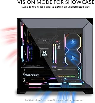 Amazon.com: Lian Li O11 Vision Compact Black-Steel-Tempered Glass