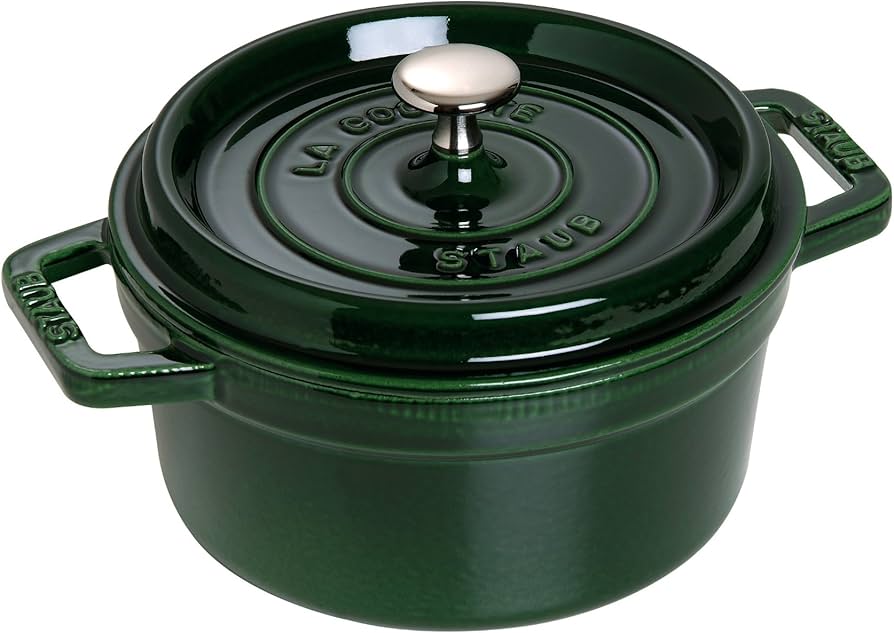 Amazon｜staub ストウブ 「 ピコ ココット ラウンド バジルグリーン