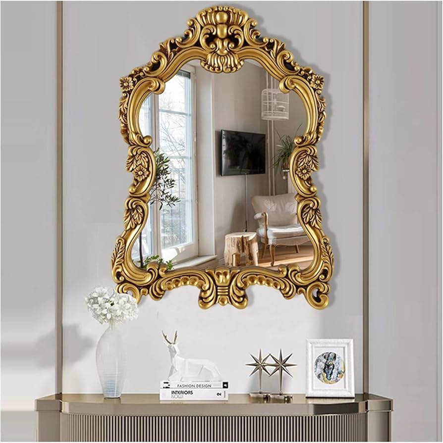 Amazon.com: Gold Vintage Wall Mirror, Baroque Style Antique