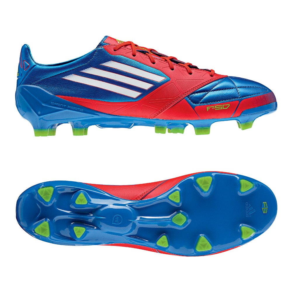 Adidas F50 Adizero TRX FG Leather Blue G45575 UK 7 // 40 2/3