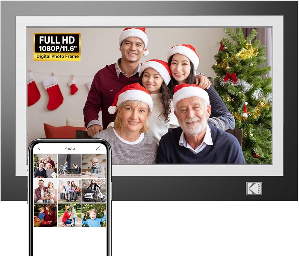 Amazon | 【KODAK新登場 FHD】Wifi デジタルフォトフレーム 11.6インチ