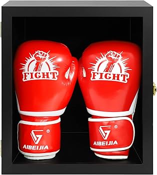 Amazon.co.jp: NRZSSN ボクシンググローブディスプレイケース 壁