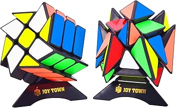 Amazon.com: JoyTown Speed Cube Set of 2 Bundle Pack Windmill Cube