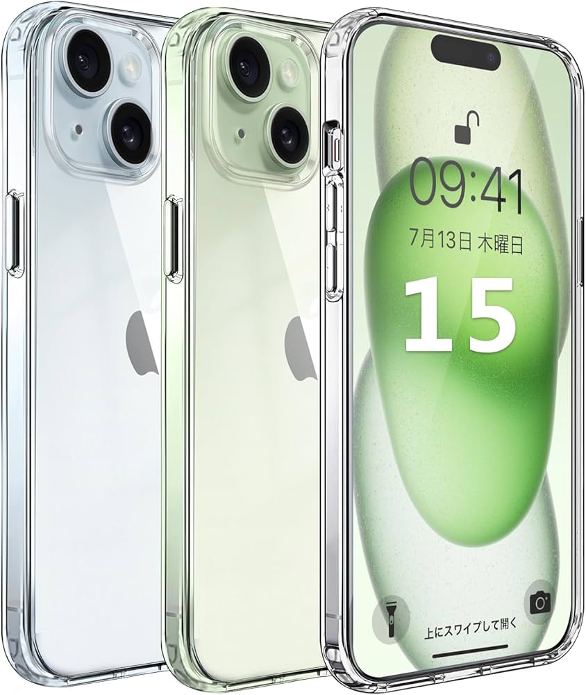 Amazon.co.jp: 【Blxnyt】iPhone 15 ケース クリア MIL規格 衝撃吸収
