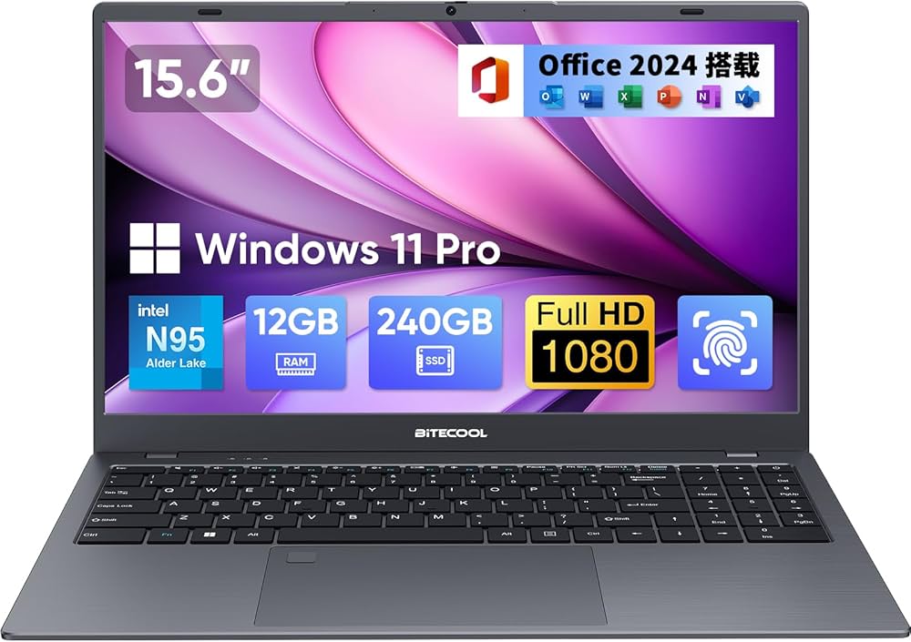 Amazon.co.jp: ノートパソコン N95 ノートPC 15.6インチ【Office 2024