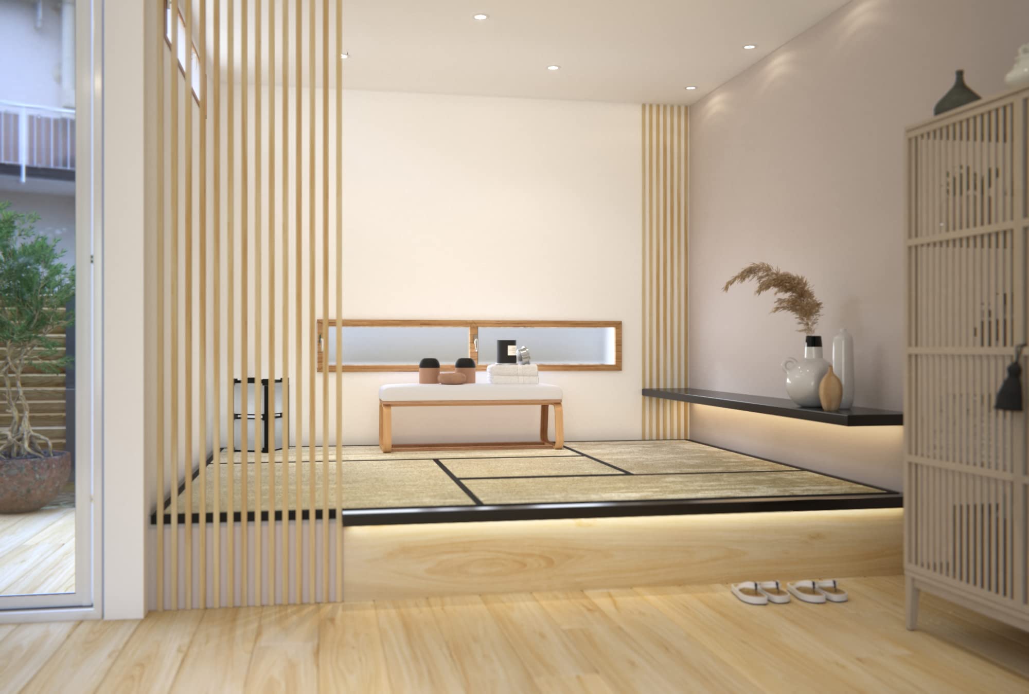 Amazon｜無印良品 リビングでもダイニングでもつかえるベンチ・1