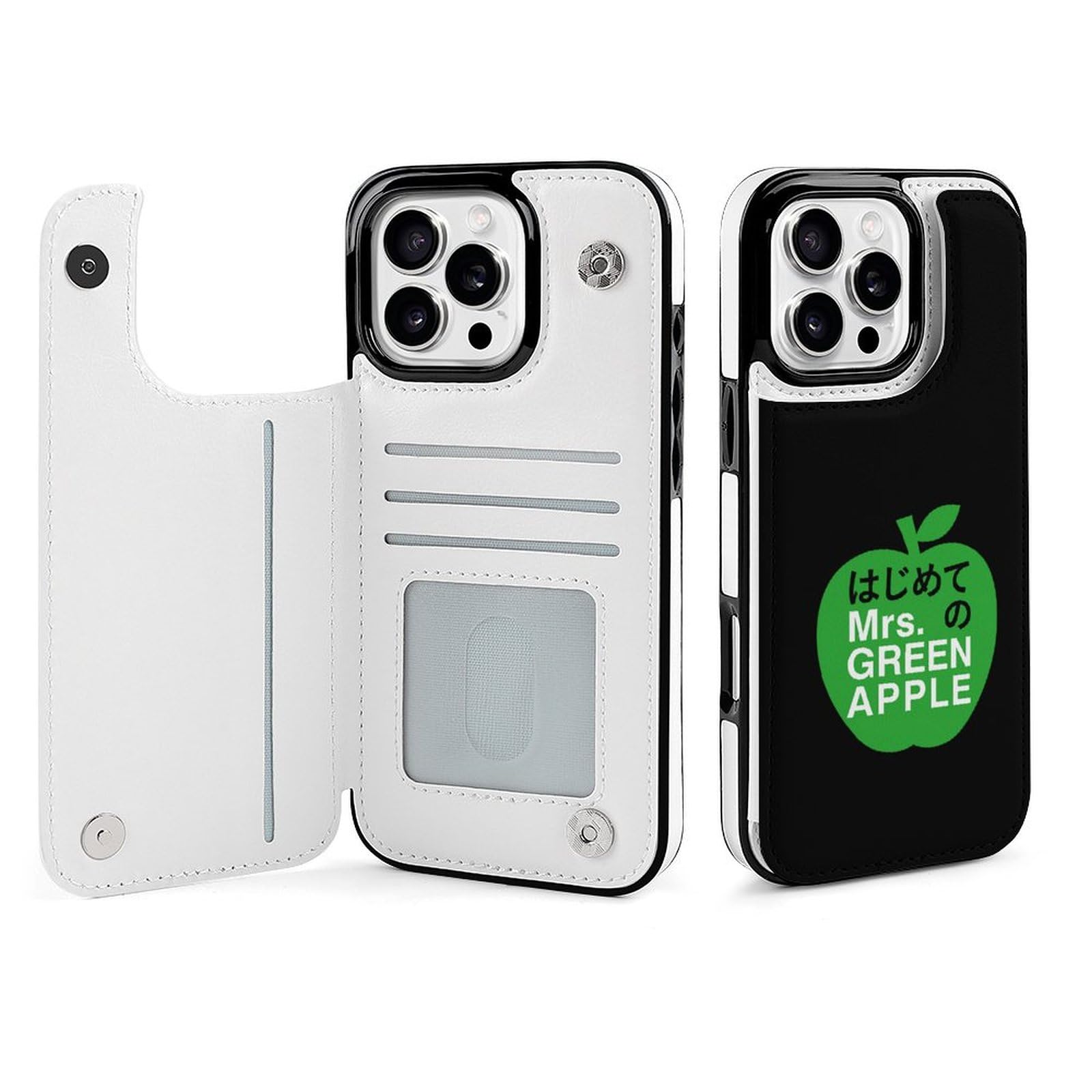 Amazon.co.jp: MGOBITY ミセスグリーンアップル iPhone16 ケース 手帳