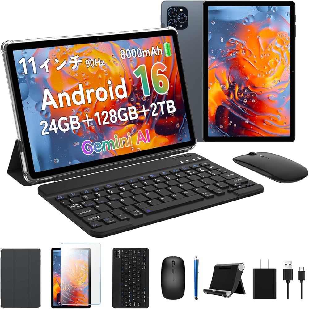 Amazon.co.jp: 【Android16 タブレット 11インチ 世界初登場】Kingrid