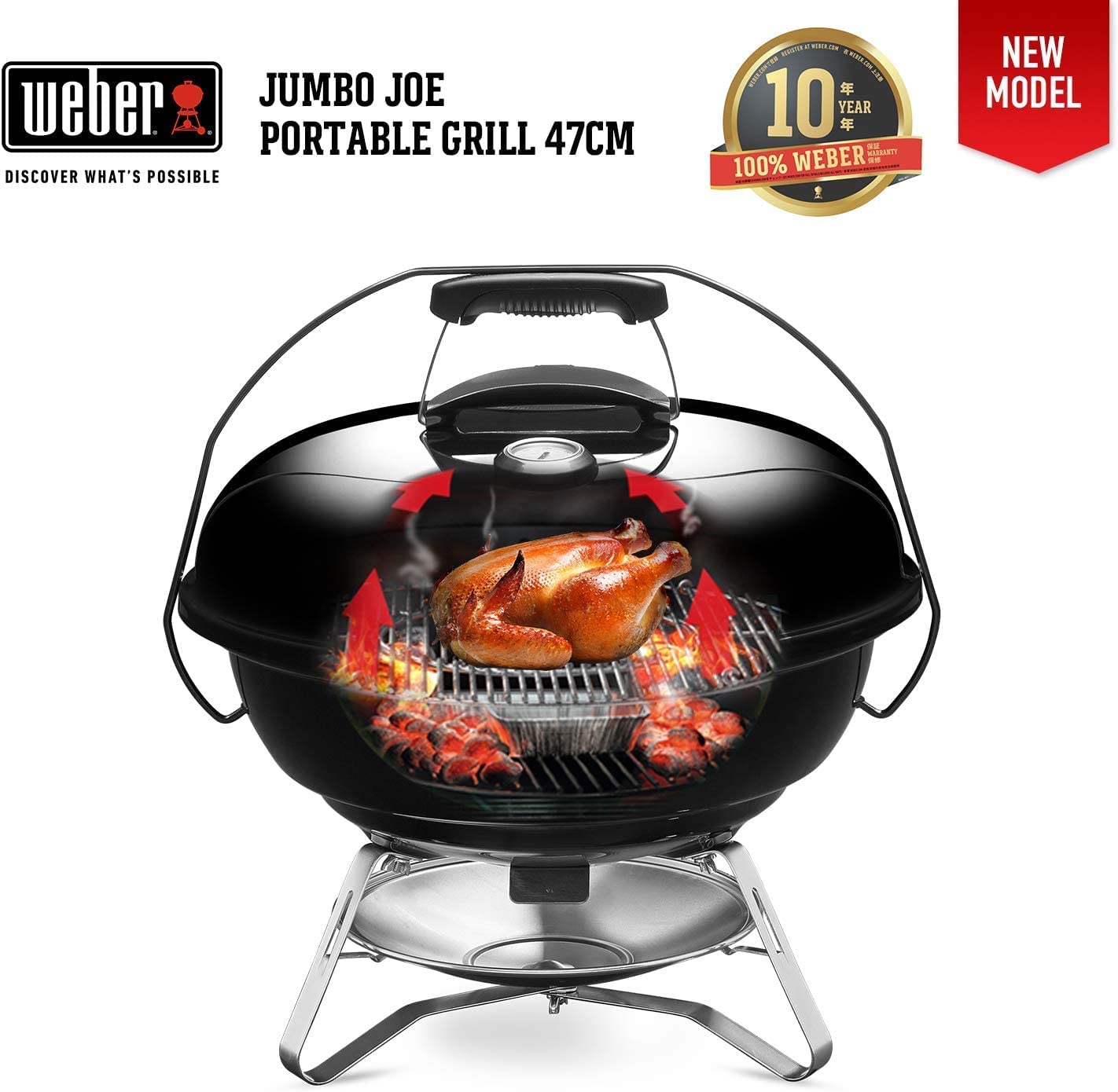 Amazon | Weber(ウェーバー) バーベキュー コンロ BBQ グリル 47cm調理