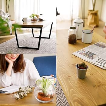 Amazon.co.jp: LOWYA ロウヤ ローテーブル リビングテーブル 天然木 幅