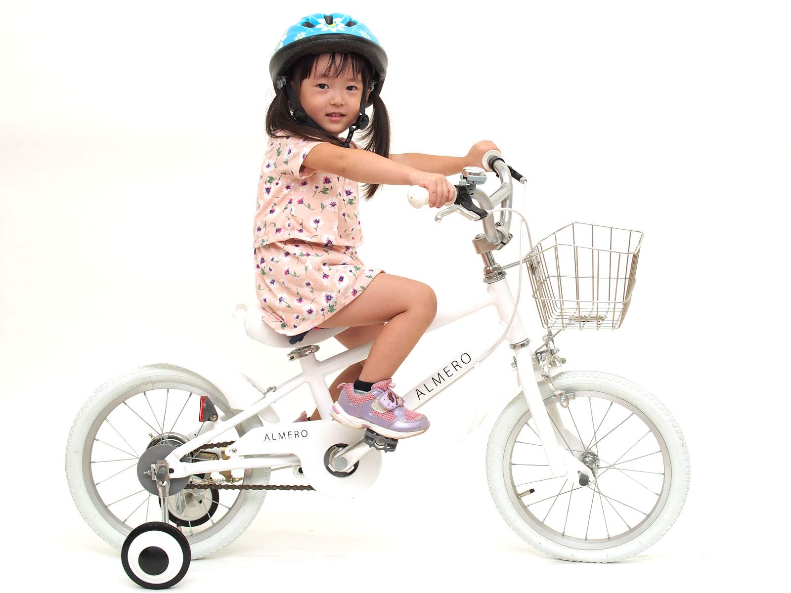Amazon | 16インチ アルメロ ホワイト アルミフレーム 子供用自転車