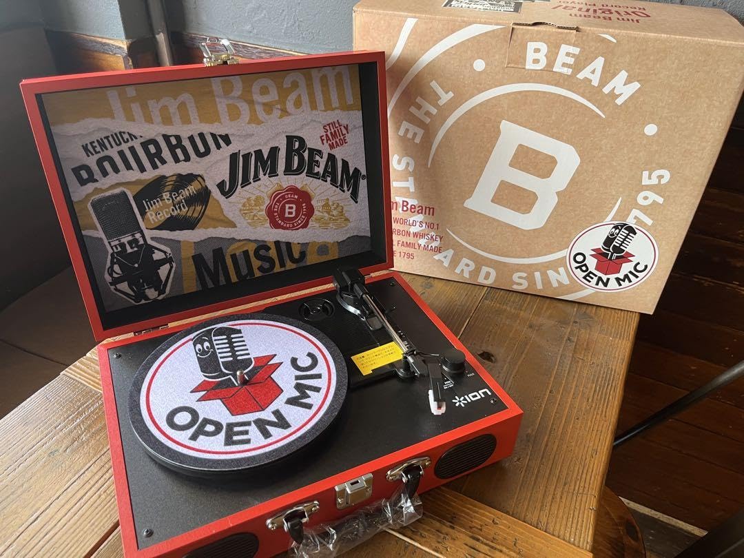 Amazon.co.jp: ジムビーム〈OPEN MICコラボデザイン〉レコード