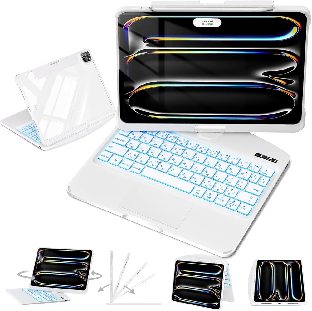 Amazon.co.jp: DODOLIVE iPad用 キーボードケース Air 11インチ(2025