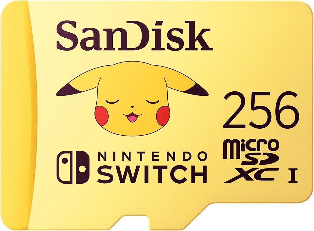 Amazon | SanDisk 256GB ポケモン ピカチュウ microSDXCカード