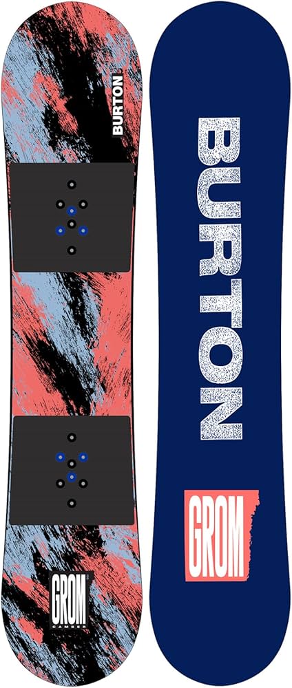 Amazon.com : Burton Kids' Grom Camber Snowboard, 130cm : Sports