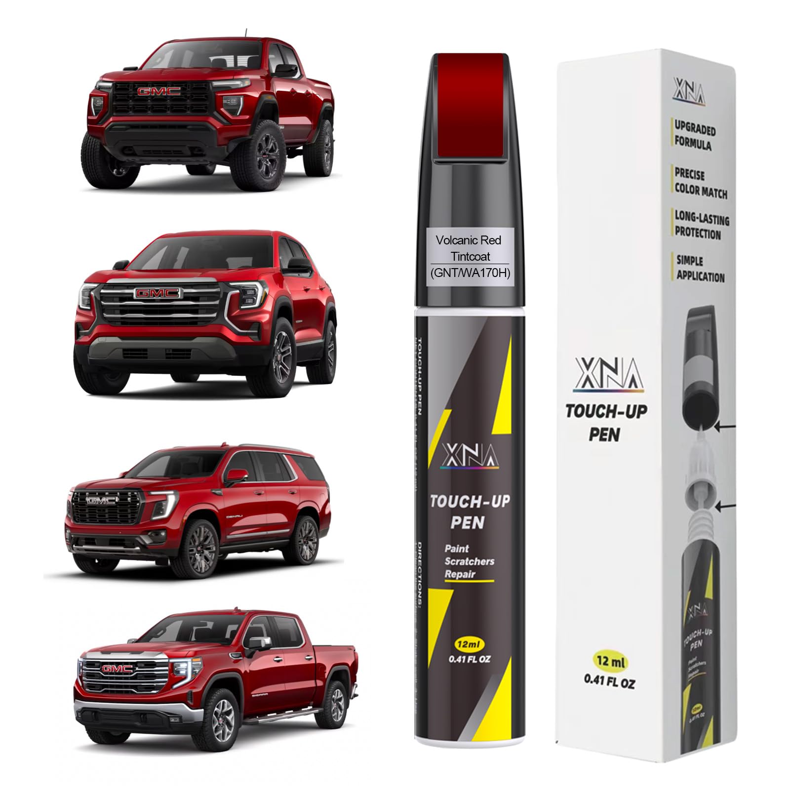 Amazon.com: Volcanic Red Tintcoat(GNT/WA170H) for GMC Car Touch Up