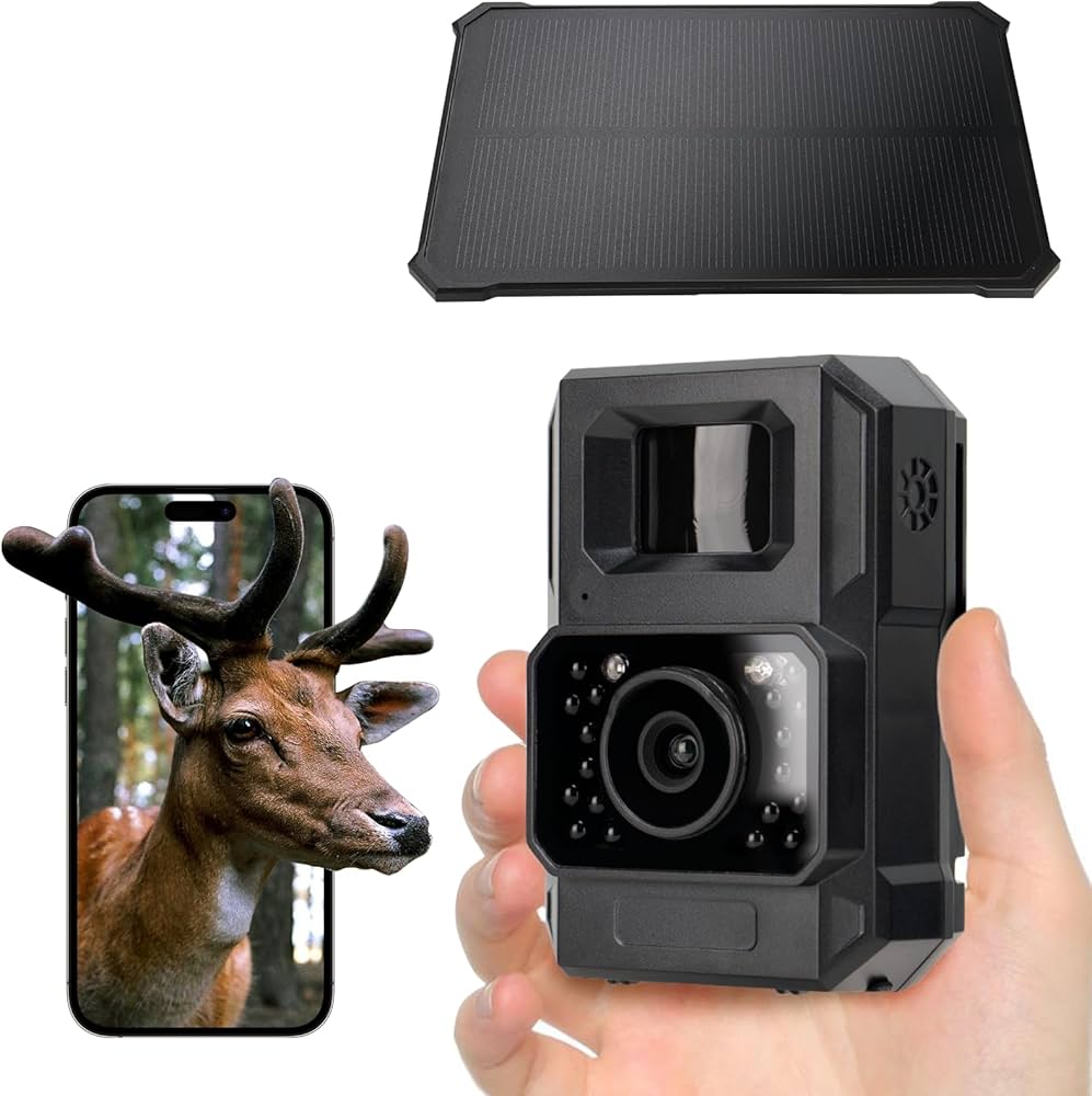 Amazon.co.jp: Hapimp【充電式＆WIFI対応】 防犯カメラ トレイルカメラ