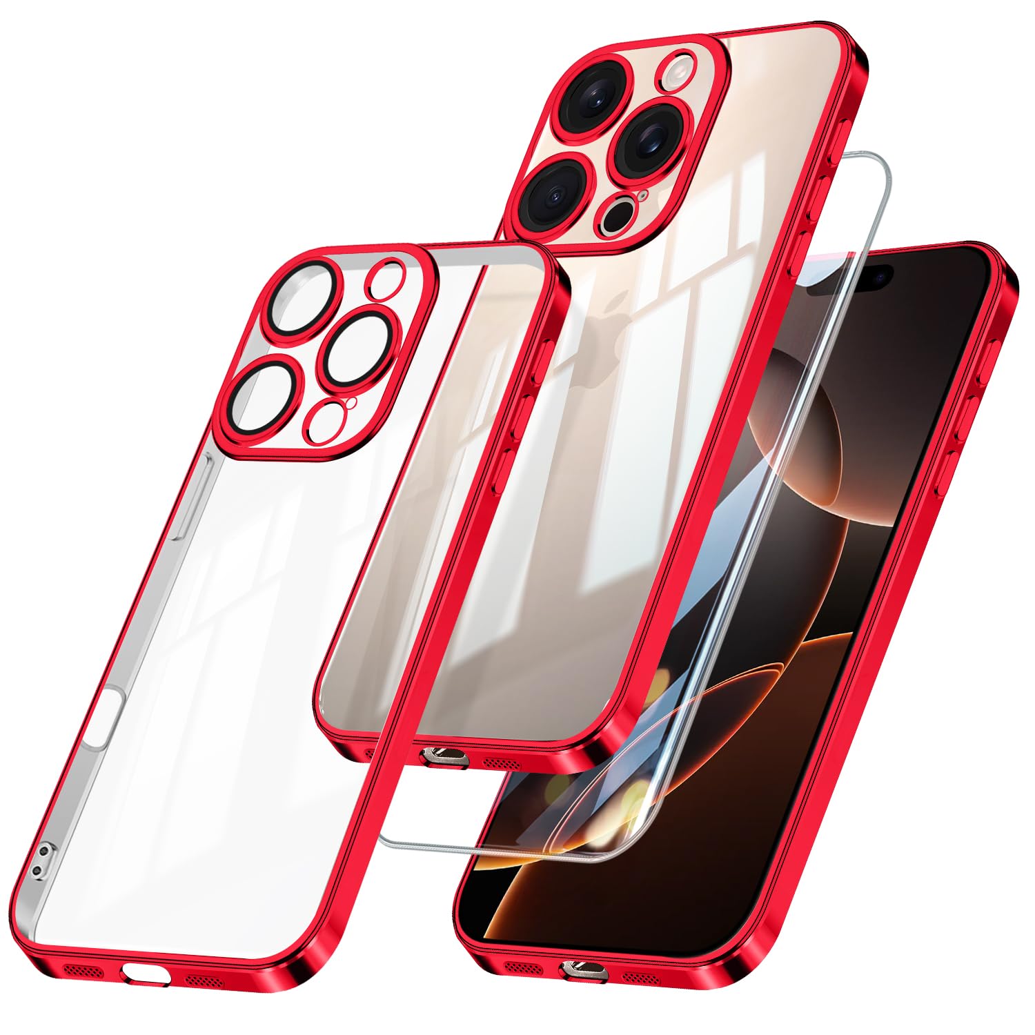 Amazon.co.jp: Zabarsii iPhone 16 Pro 用の ケース クリア 【カメラ