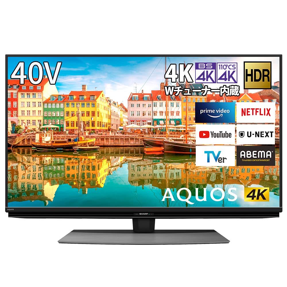 Amazon | シャープ 40V型 液晶 テレビ AQUOS 4T-C40CL1 4K チューナー