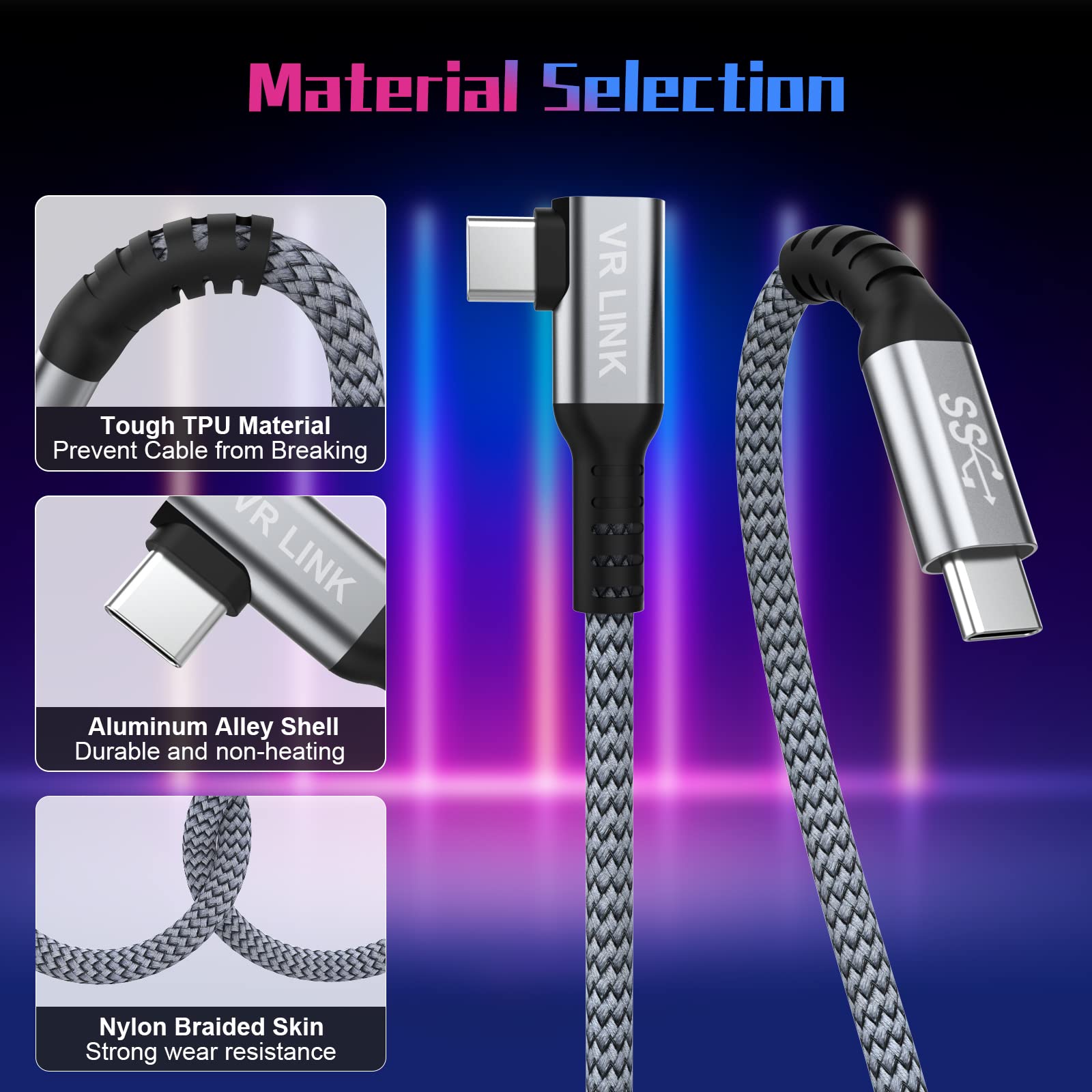 Amazon.com: Arzweyk Replacement Link Cable for Quest 2 Cord