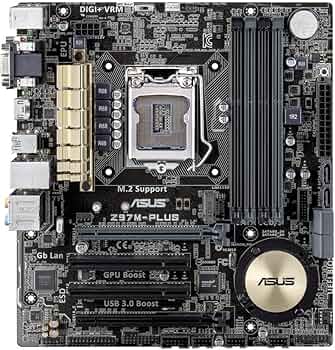 Amazon.com: ASUS Micro ATX DDR3 2600 LGA 1150 Motherboards Z97M