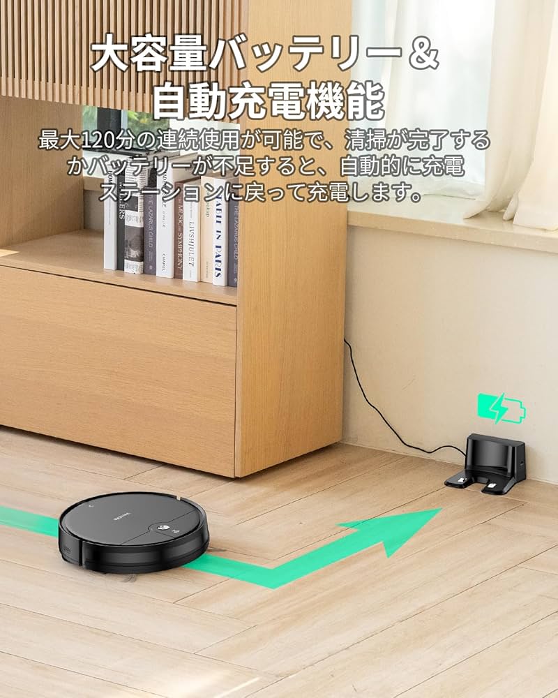 Amazon.co.jp: ロボット掃除機 水拭き 両用，VersLife L6 掃除機