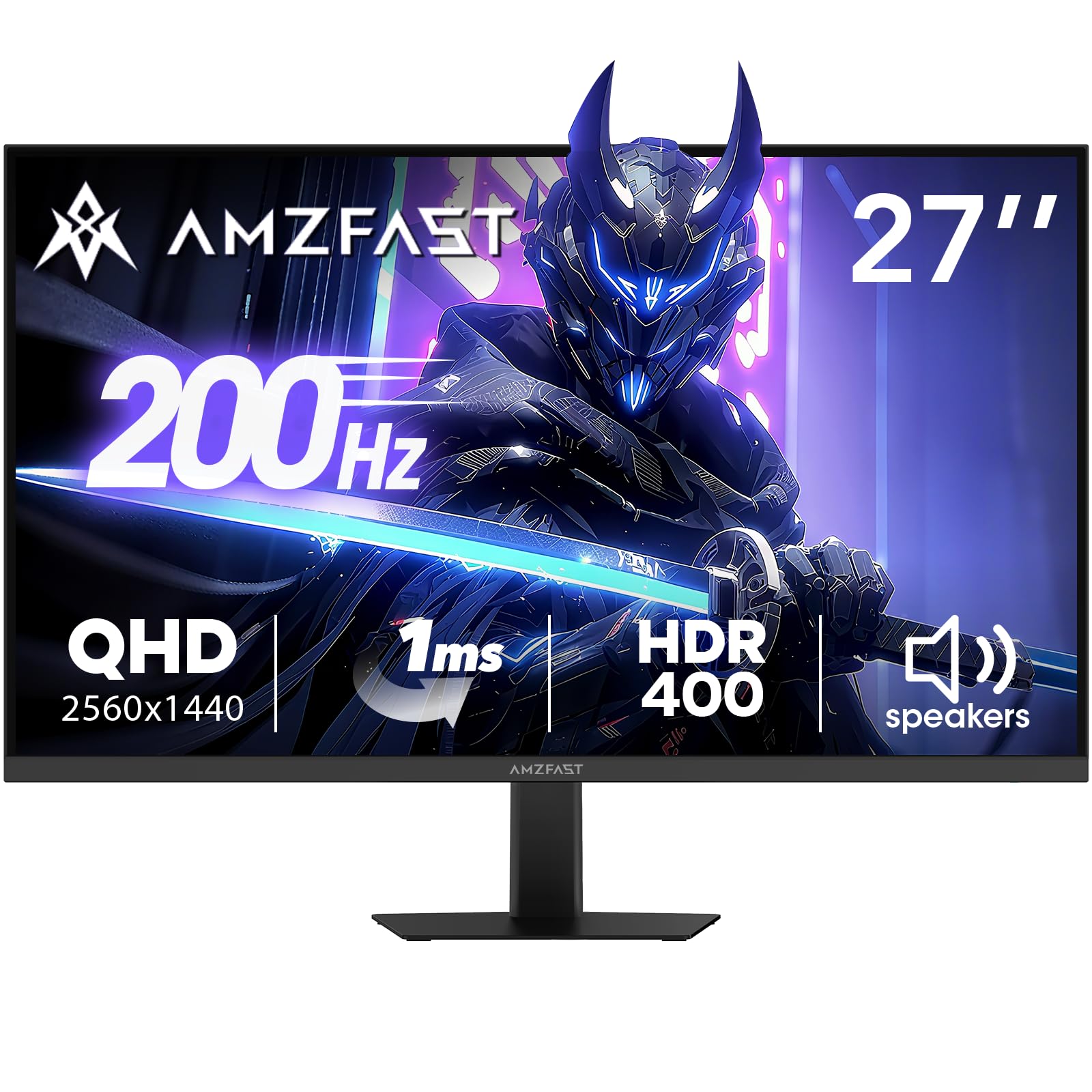 Amazon.com: Amzfast 27 Inch Gaming Monitor 200Hz WQHD 2k 2560 x