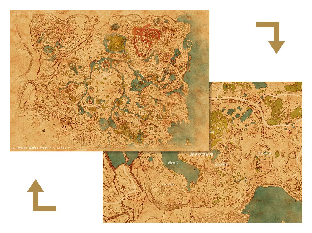 ゼルダの伝説 プロローグカードと地図セット ゼルダの伝説 プロローグ